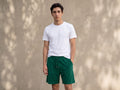 Shorts de toalla jade de 98 Coast Avenue