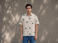 Camisa bordada blanca de Arianca en 100% lino