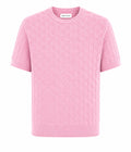 Fábrica de Punto | Playera Cuadros desaforados rosa