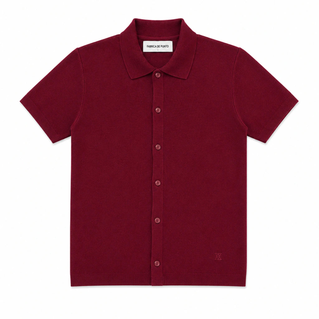 Fábrica de Punto | Playera Piqué Aberturas Botones